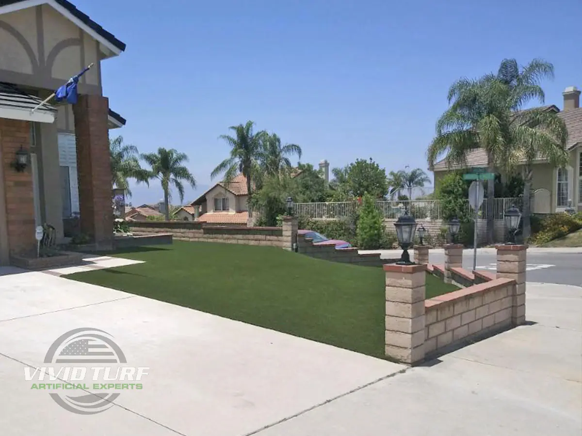 Front yard lawn