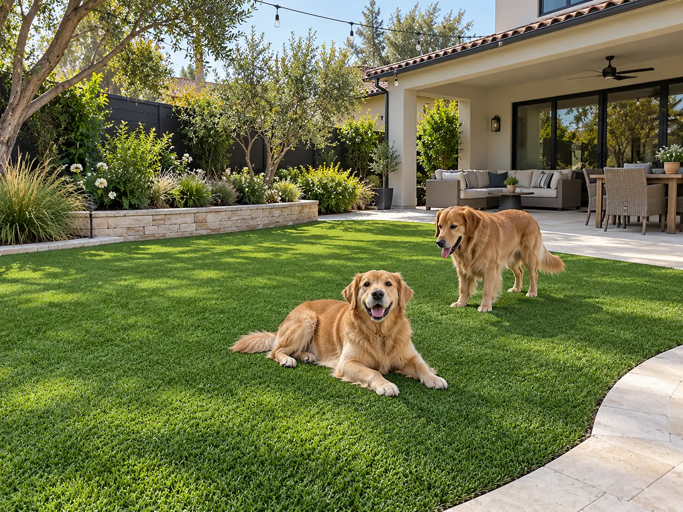 Pet Turf Installation by Vivid Turf
