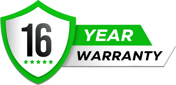 16 year warranty